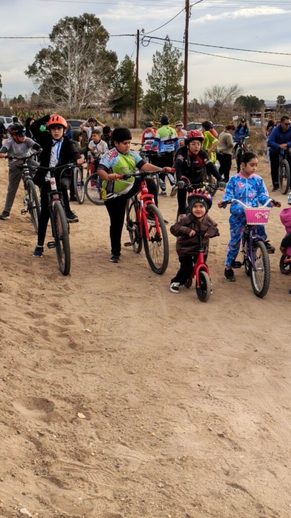 EXITOSO PRIMER ENCUENTRO BARRIAL DE MTB INFANTO JUVENIL EN MONTE HERMOSO