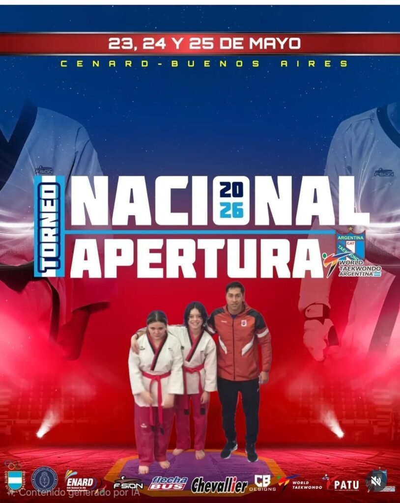 CUTRAL CO ESTARÁ REPRESENTADO EN POOMSAE EN BUENOS AIRES