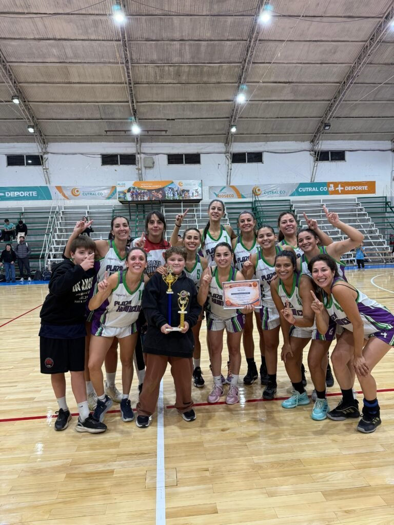 CLUB PLAZA SE CONSAGRÓ CAMPEÓN EN EL ENCUENTRO DE BÁSQUET FEMENINO EN CUTRAL CO